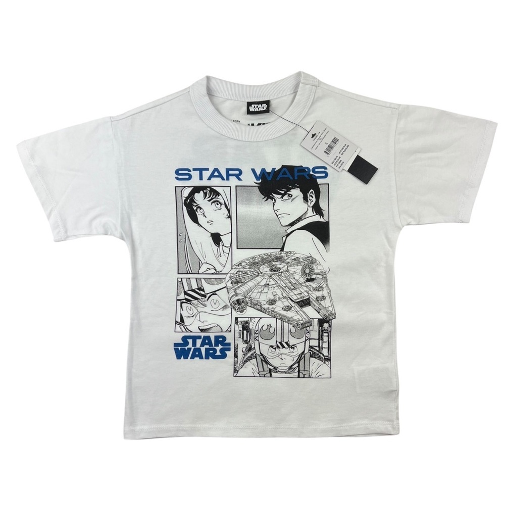 Cotton On Kids Star Wars Manga Drop Shoulder Short Sleeve T-shirt - Size 5
